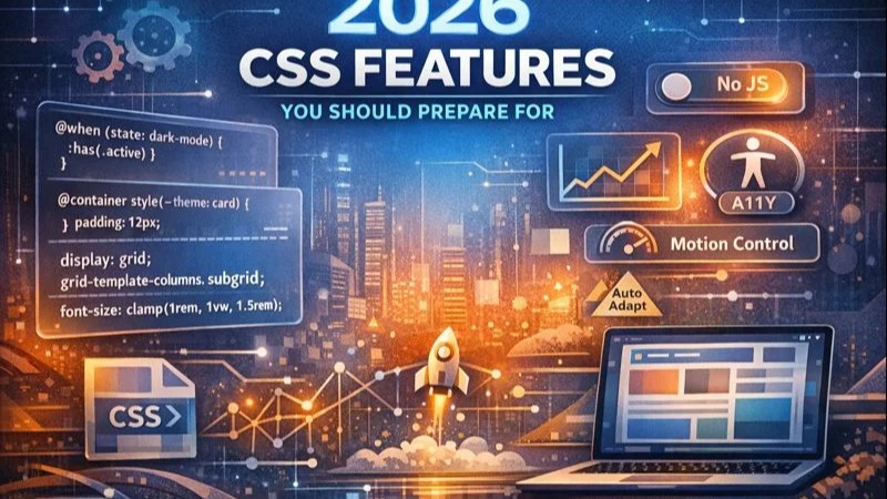 CSS Năm 2026: Những Tính Năng Siêu Mạnh Giúp Bạn Không Còn Cần JavaScript Để Làm Animation